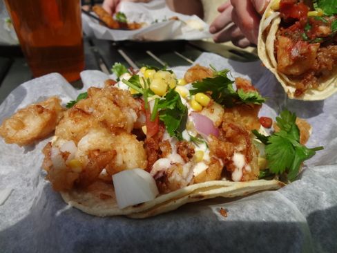Calamari tacos at Sea Salt