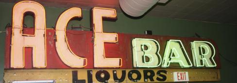 Ace Bar sign Ace Bar sign