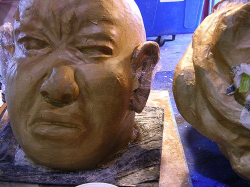 giant puppet heads