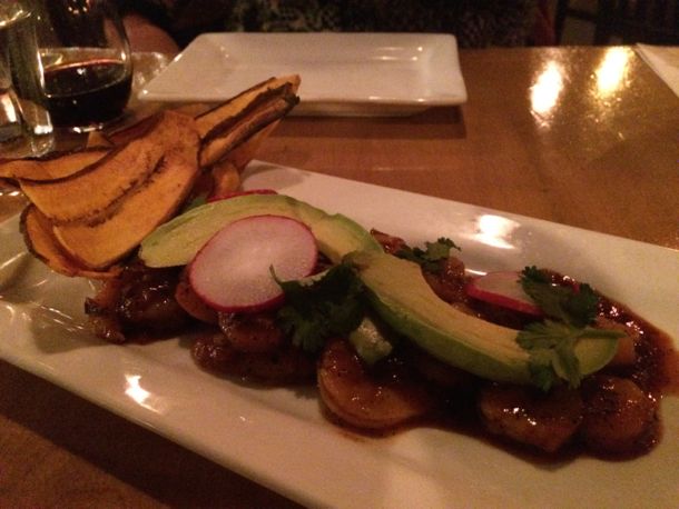 Tinto shrimp ceviche