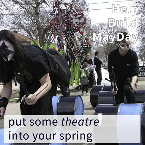 MayDay parading drum roll